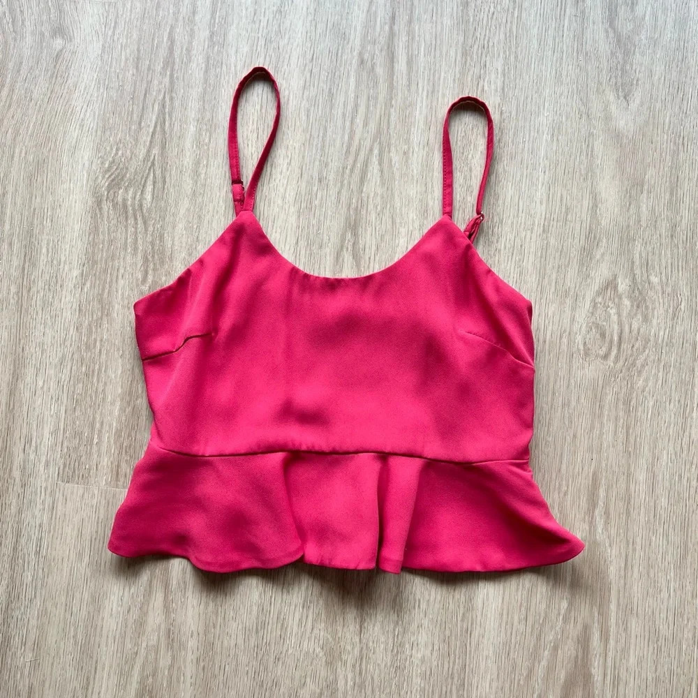 Revolve Superdown Peplum Babydoll Tank Top